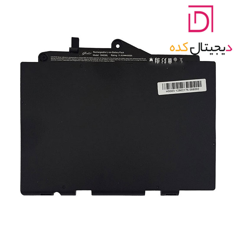 باتری لپ تاپ اچ پی HP EliteBook 820-G3 | برند Gimo Plus | وات 44 | 11.4 ولت — تصویر ۴