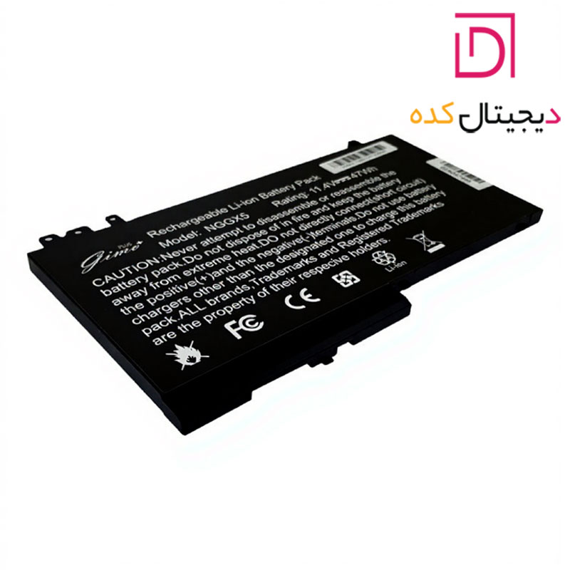 باتری لپ تاپ دل Latitude E5470 | برند Gimo Plus | ظرفیت 47 وات | NGGX5 — تصویر ۶