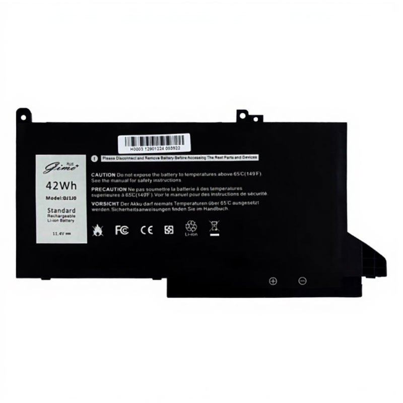 باتری لپ تاپ دل Dell Latitude 7280 | برند Gimo Plus | ظرفیت 3680 | 42 وات | 3 سلولی
