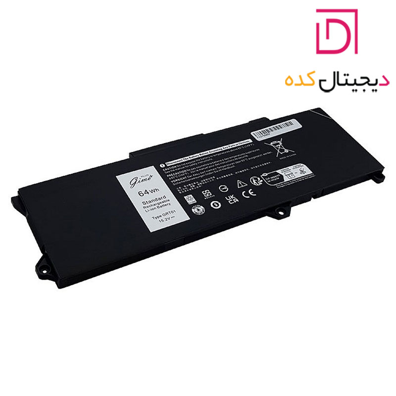 باتری داخلی لپ تاپ دل Dell Latitude 5421-5431-5521 | برند Gimo Plus | ظرفیت 4000 | 64 وات | 4 سلولی — تصویر ۴