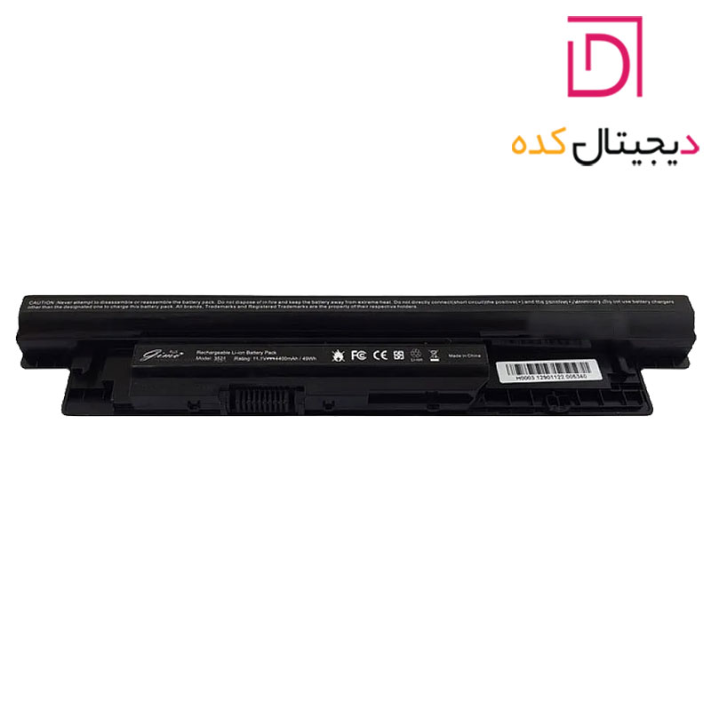 باتری لپ تاپ دل مدل Dell Inspiron 3521 | برند GIMO | ظرفیت 4000 | 45 وات | 6 سلول | G019Y , MR90Y , T1G4M — تصویر ۳