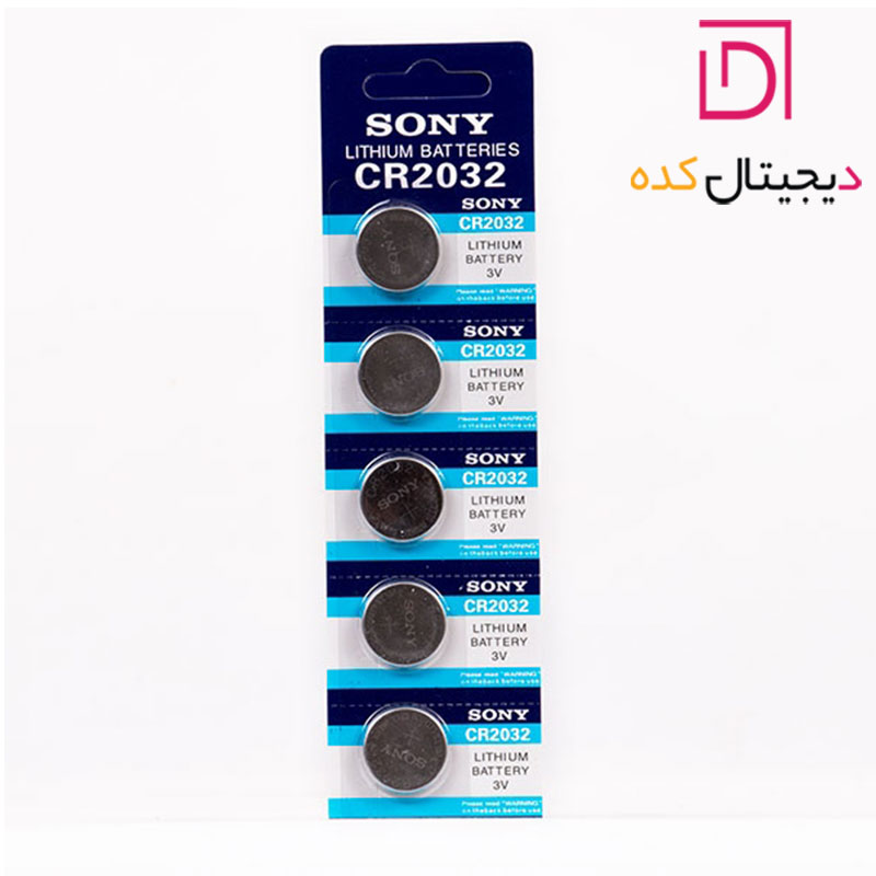 باتری سکه ای سونی مدل CR2032 Lithium Battery — تصویر ۴