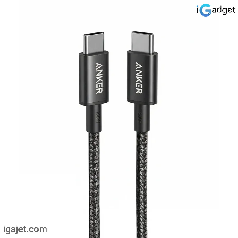 کابل شارژ USB-C به USB-C انکر مدل A8757 با طول 1.8 متر — تصویر ۴