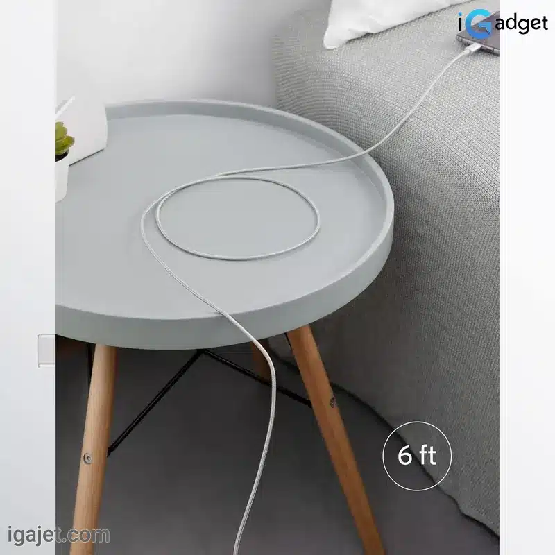 کابل شارژ USB-C به USB-C انکر مدل A8757 با طول 1.8 متر — تصویر ۸