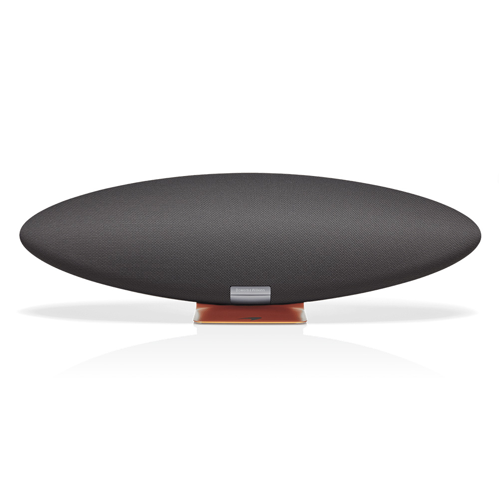 اسپیکر باورز اند ویلکینز Bowers & Wilkins مدل Zeppelin McLaren Edition رنگ Galvanic Grey & Papaya Orange — تصویر ۲
