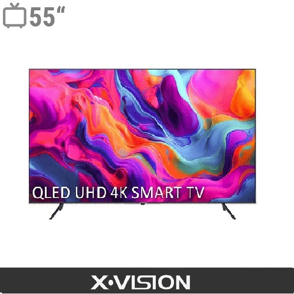 تلویزیون UHD 4K هوشمند ایکس ویژن سری X مدل X25 سایز ۵۵ اینچ