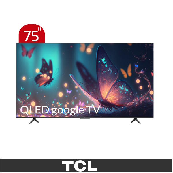 تلویزیون QLEDهوشمندgoogle TV تی سی ال مدل ۷۵C655سایز ۷۵ اینچ
