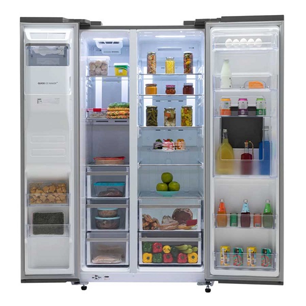 یخچال و فریزر ساید بای سایدهوشمند اسنوا مدل S1Di-M200-W — تصویر ۵