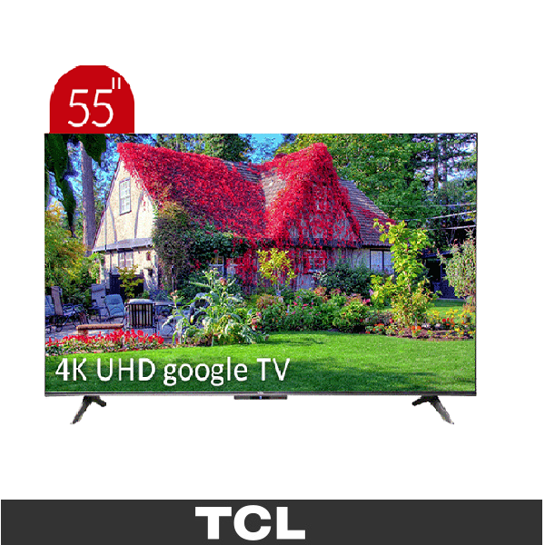 تلویزیون ال ای دی هوشمند google TV تی سی ال مدل ۵۵P635 سایز ۵۵ اینچ