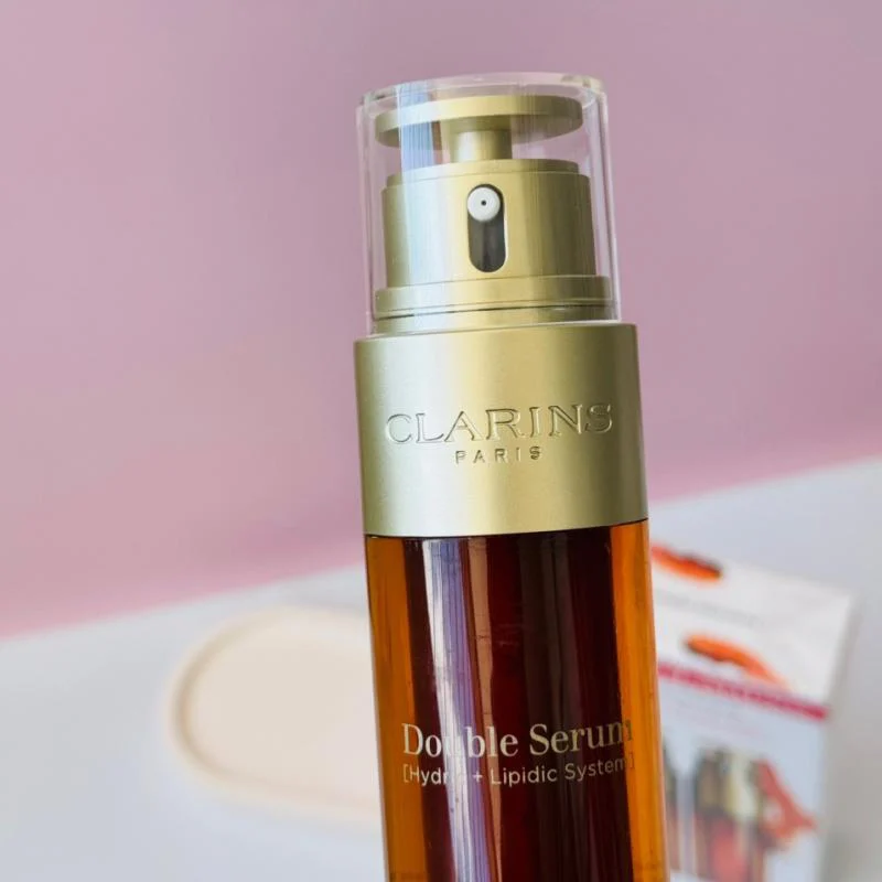 دابل سرم ترمیم و جوانساز پوست Clarins حجم ۵۰ میل — تصویر ۴