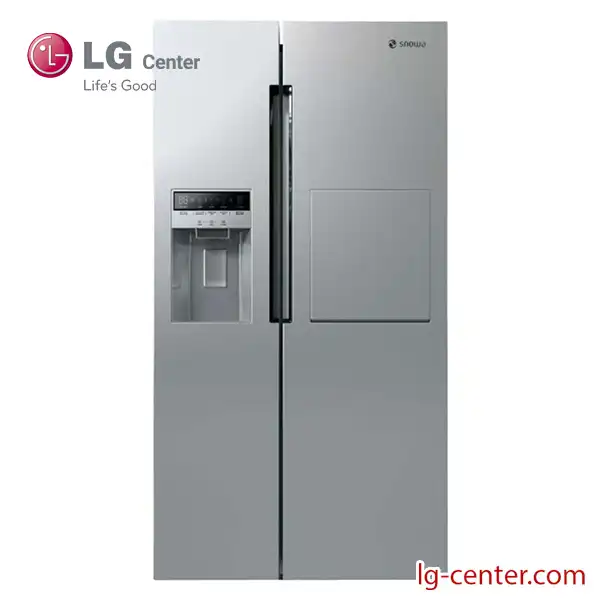 یخچال و فریزر ساید بای ساید هوشمند اسنوا مدل S1Di-S100-GW — تصویر ۴