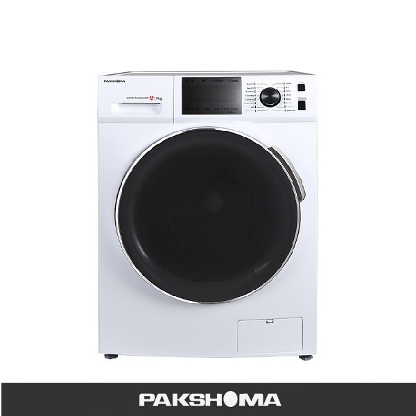 ماشین لباسشویی پاکشوما مدل BWF-40116 WT ظرفیت ۹کیلوگرم