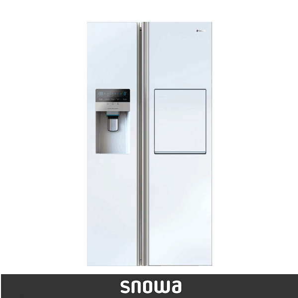 یخچال فریزر ساید بای ساید اسنوا سری هایپر مدل SN8-2035GW — تصویر ۲