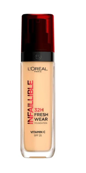 کرم پودر ۳۲ساعته حجم ۳۰میلی L'Oreal Infallible شماره ۱۲۰ اصل (ارسال با ضمانت اصل بودن)
