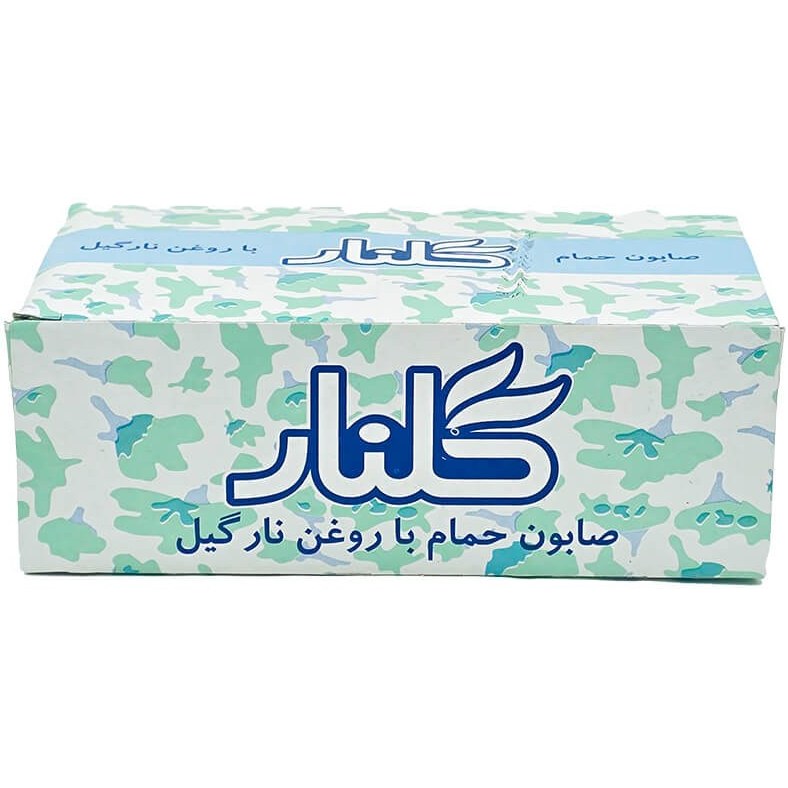 صابون حمام گلنار مدل نارگیل وزن ۱۳۰ گرم (بسته ۶ عددی – رنگ سبز)