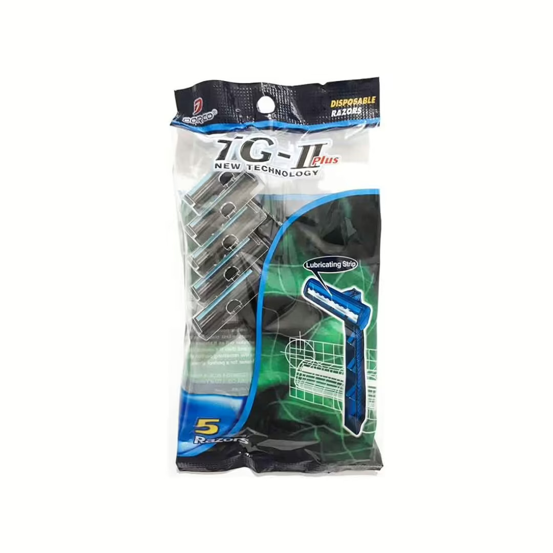 ژیلت صابونی دورکو TG-II Plus دو لبه 5 تایی — تصویر ۲
