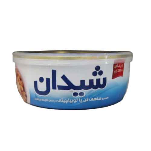 کنسرو لوبیا با ماهی شیدان 230 گرم
