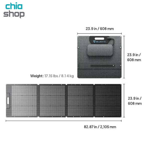 پنل خورشیدی قابل حمل ۲۰۰ وات BLUETTI مدل MP200 — تصویر ۴