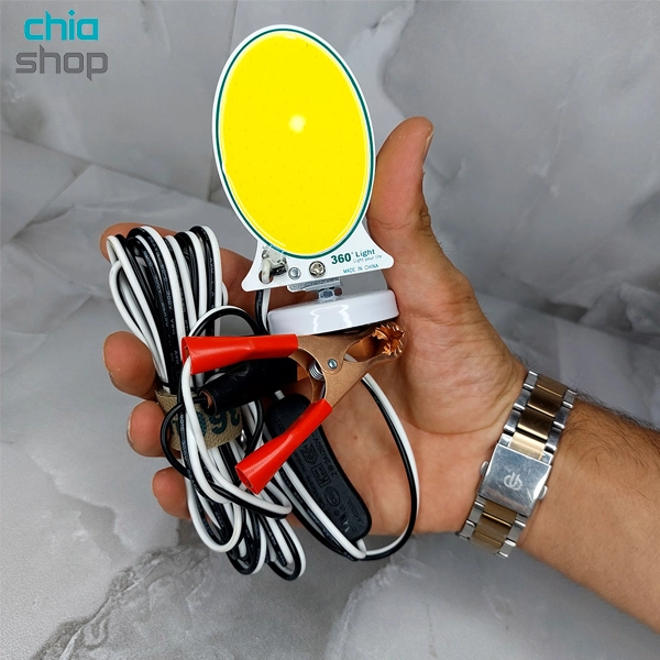 چراغ کمپی سیار ماشینی 360 لایت مدل TM-24 COB — تصویر ۳