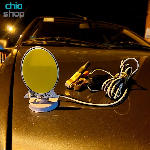چراغ کمپی سیار ماشینی 360 لایت مدل TM-24 COB — تصویر ۵