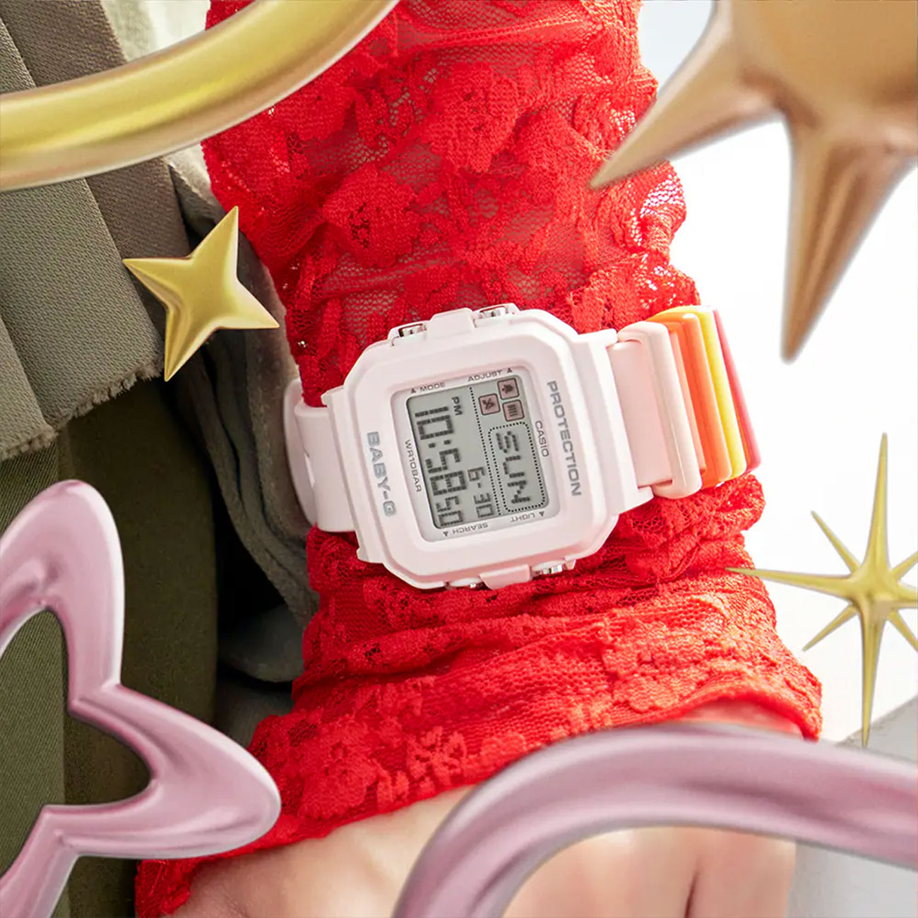 ساعت مچی زنانه کاسیو Casio مدل BGD-10L-4DR ضد ضربه — تصویر ۳