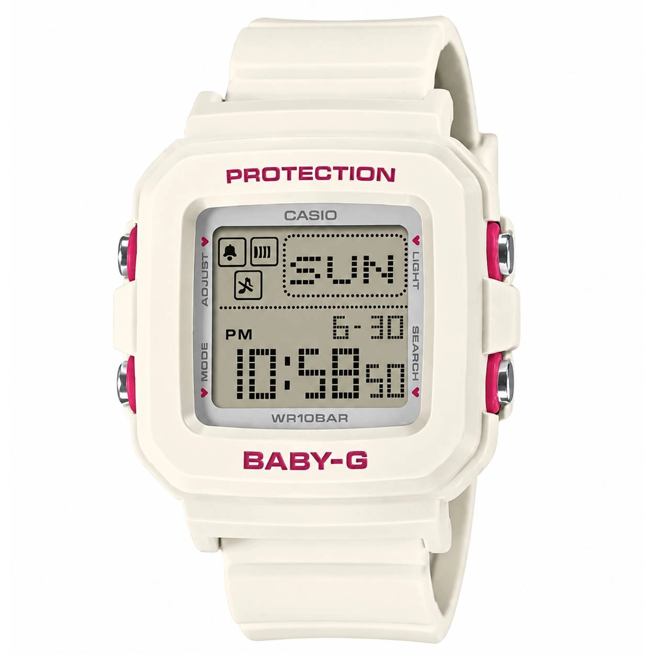 ساعت مچی زنانه کاسیو Casio مدل BABY-G BGD-10KH-7DR ضد آب — تصویر ۲