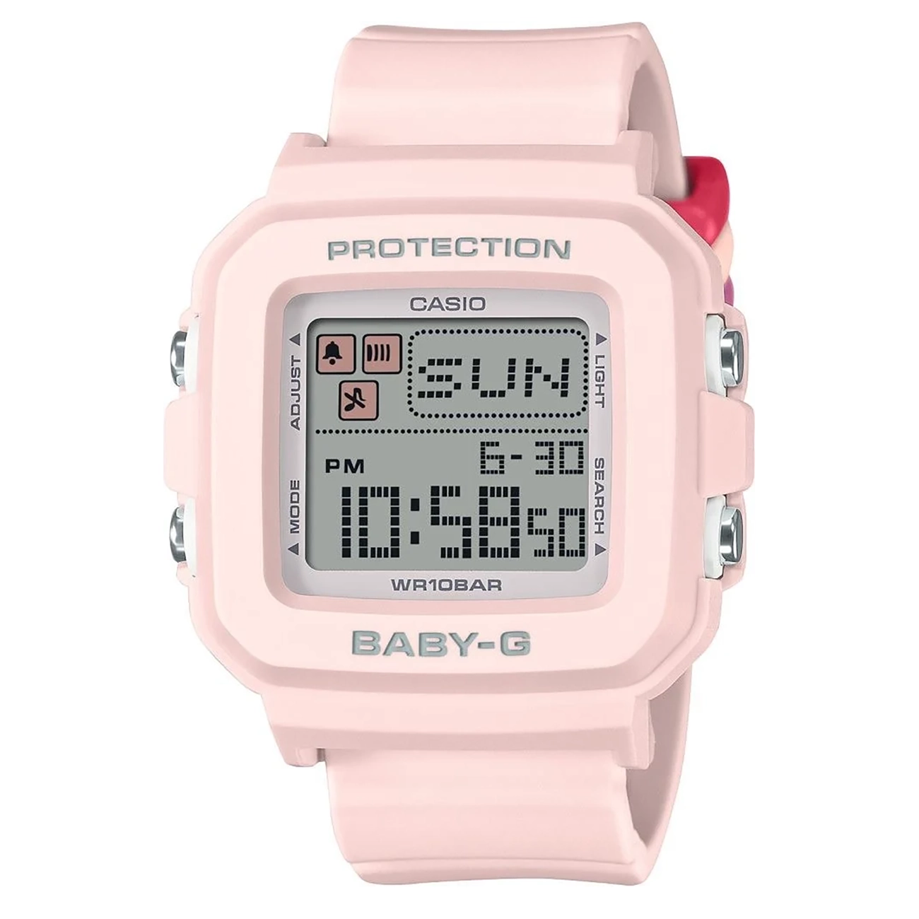 ساعت مچی زنانه کاسیو Casio مدل BABY-G BGD-10KH-7DR ضد آب — تصویر ۸