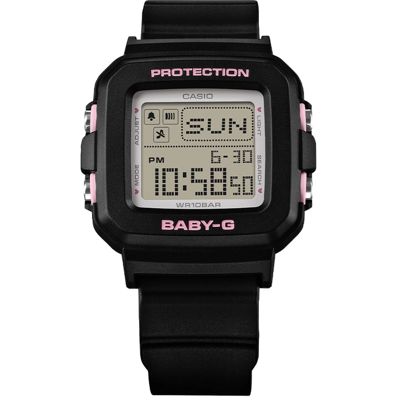 ساعت مچی زنانه کاسیو CASIO BABY-G مدل BGD-10KH-1DR دیجیتال — تصویر ۴
