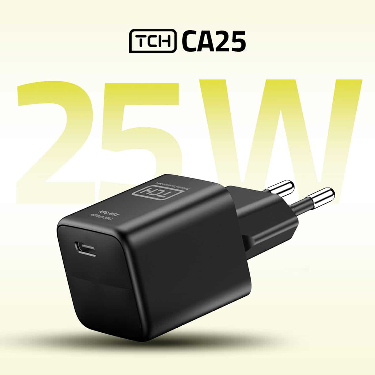 شارژر دیواری تی سی اچ TCH مدل CA25 توان 25 وات تایپ سی — تصویر ۸
