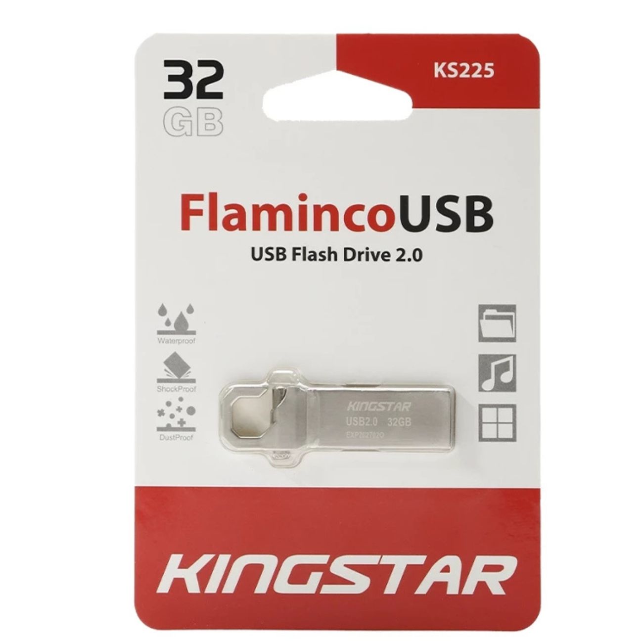فلش مموری کینگ استار Kingstar مدل KS225 ظرفیت 32 گیگابایت USB 2.0 — تصویر ۵