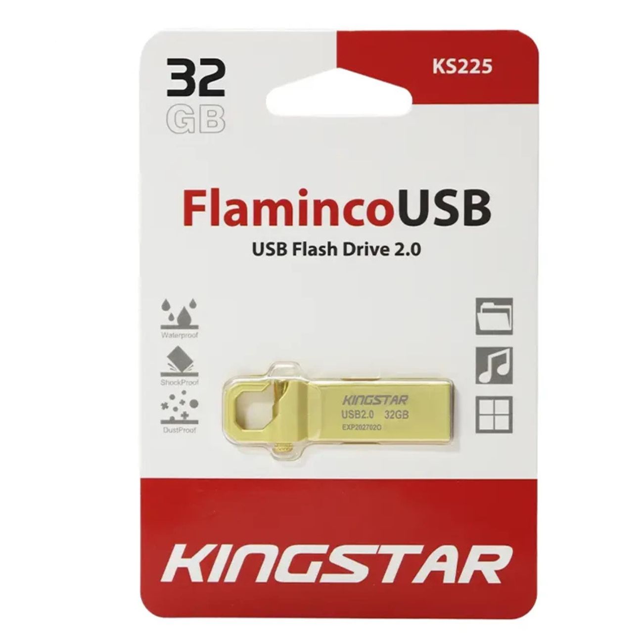 فلش مموری کینگ استار Kingstar مدل KS225 ظرفیت 32 گیگابایت USB 2.0 — تصویر ۶