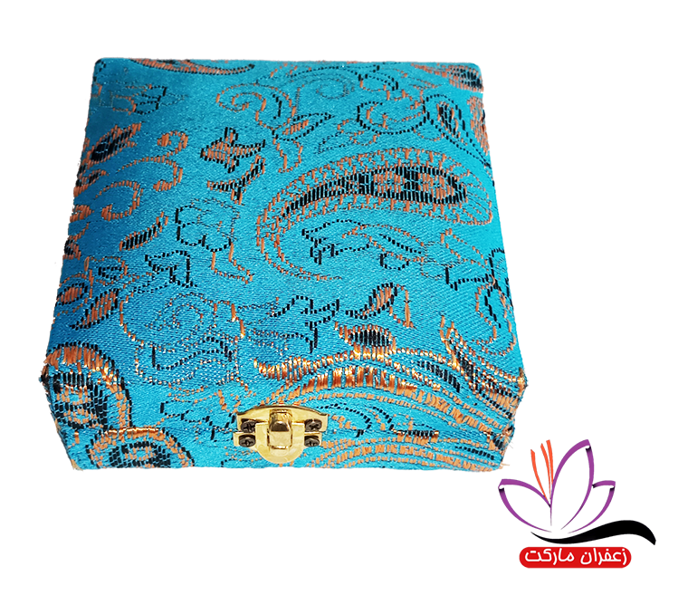 باکس هدیه ترمه فیروزه ای — تصویر ۲