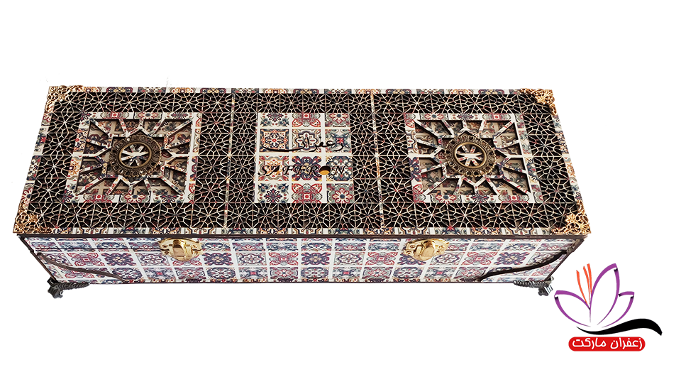 پک هدیه چوبی دو مثقالی با هاون و دم کننده — تصویر ۴