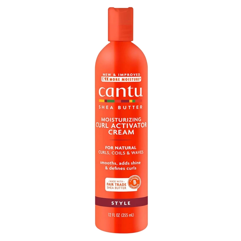اکتیواتور کنتو Cantu Moisturizing Curl Activator Cream عصاره شی باتر حجم 355 میل — تصویر ۶