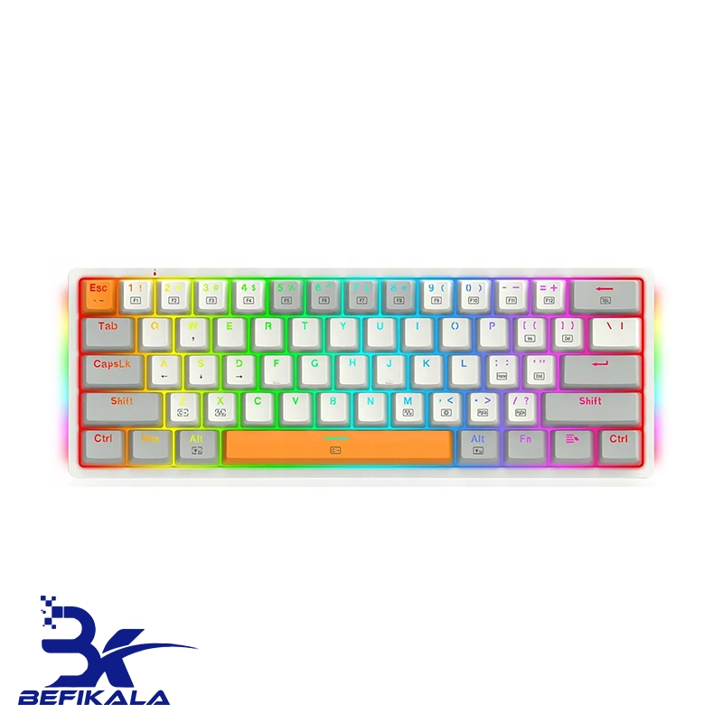 کیبورد مکانیکال گیمینگ ردراگون مدل REDRAGON Akali K642 WGO