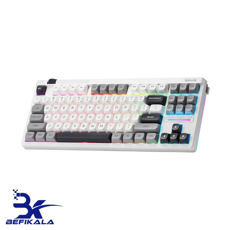 کیبورد بی سیم مکانیکال گیمینگ ردراگون REDRAGON OTIIM PRO K729 WGB RGB