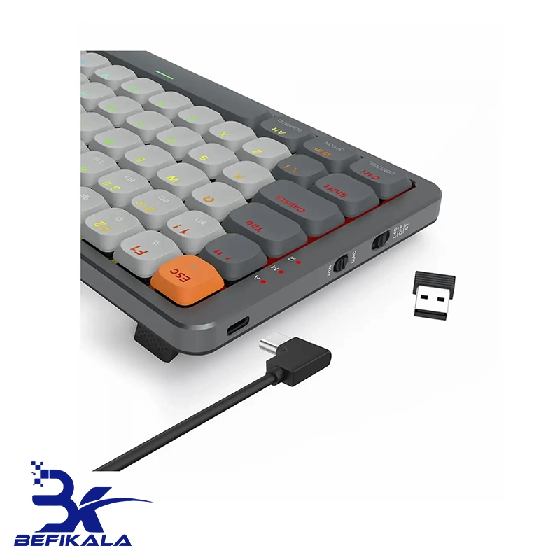 کیبورد بی سیم مکانیکال گیمینگ ردراگون مدل REDRAGON AZURE K652 PRO RGB — تصویر ۵