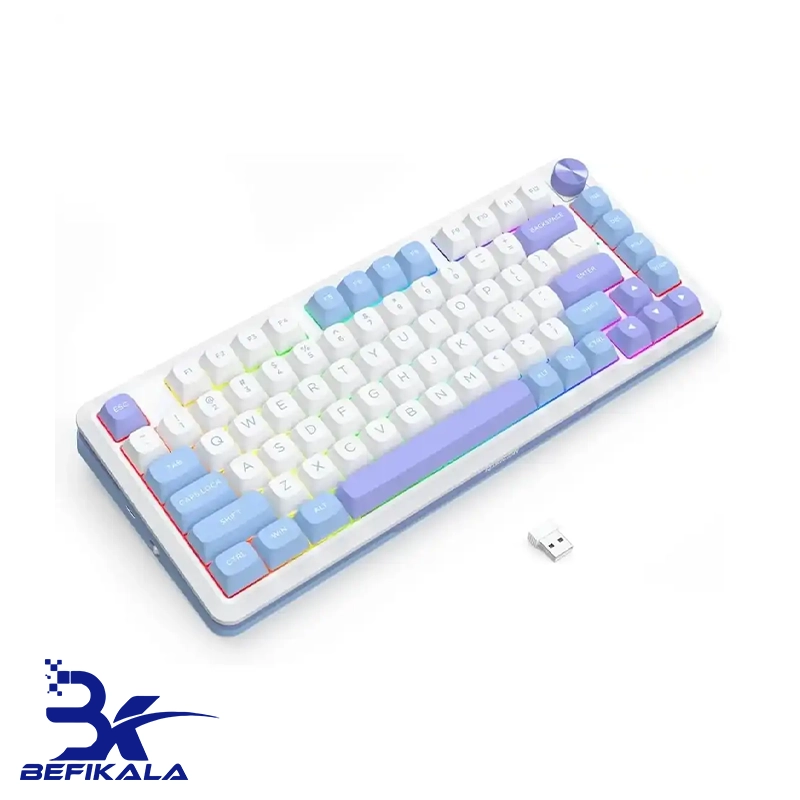 کیبورد بی سیم مکانیکال گیمینگ ردراگون مدل REDRAGON Cyrus K681 PRO WBP — تصویر ۴