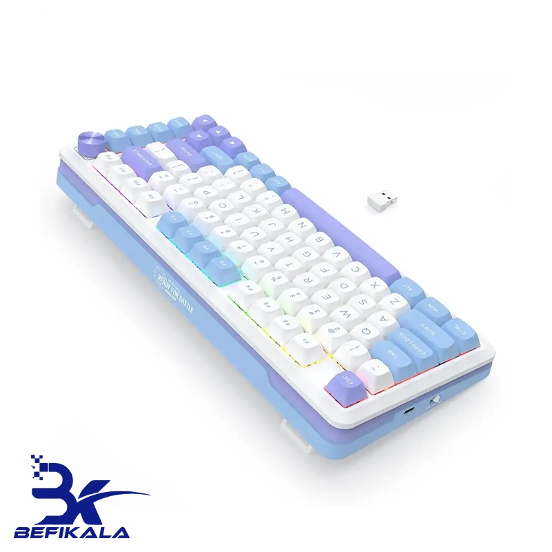 کیبورد بی سیم مکانیکال گیمینگ ردراگون مدل REDRAGON Cyrus K681 PRO WBP — تصویر ۵