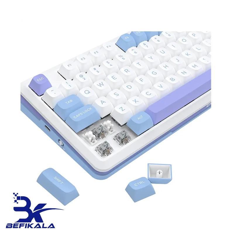 کیبورد بی سیم مکانیکال گیمینگ ردراگون مدل REDRAGON Cyrus K681 PRO WBP — تصویر ۶