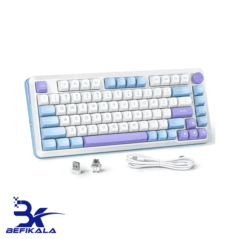 کیبورد بی سیم مکانیکال گیمینگ ردراگون مدل REDRAGON Cyrus K681 PRO WBP — تصویر ۷