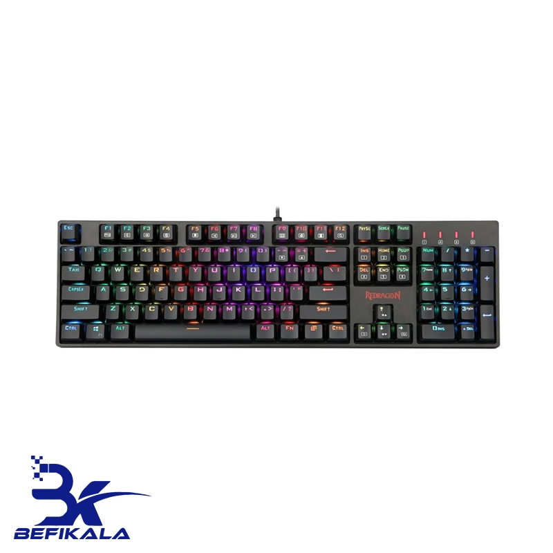 کیبورد مکانیکال گیمینگ ردراگون مدل Redragon Surara K582 RGB