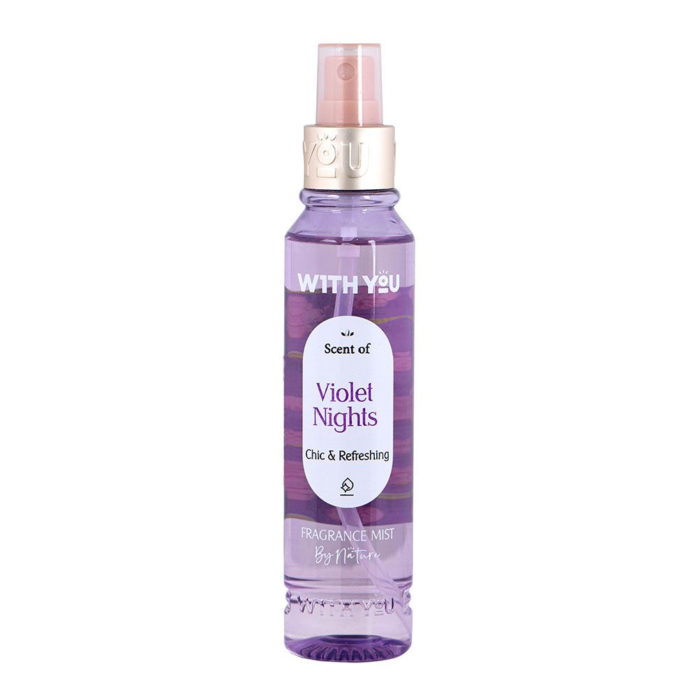 ادکلن درخشان کننده بدن ویت یو With You مدل Violet Nights حجم 150ml