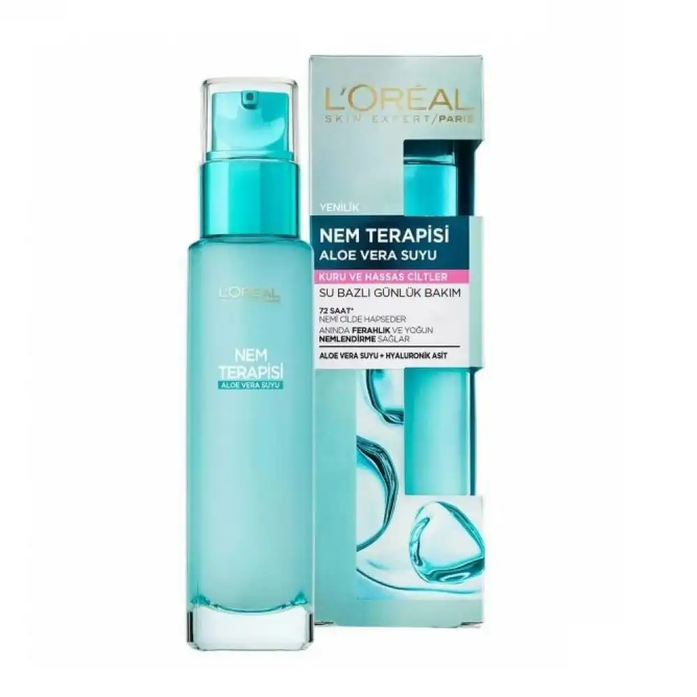 سرم آبرسان لورال Loreal پوست خشک و حساس 72 ساعته حجم 70 میل