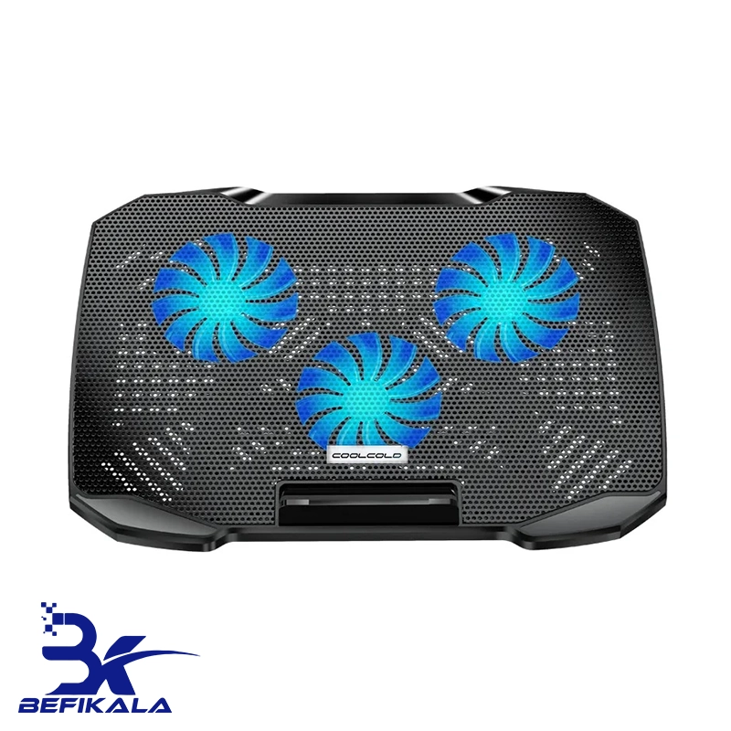 پایه خنک کننده لپ تاپ کول کلد مدل COOLCOLD F2 PLUS 3FAN — تصویر ۲