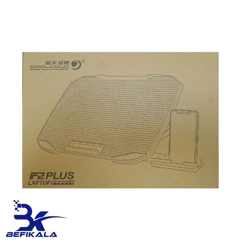 پایه خنک کننده لپ تاپ کول کلد مدل COOLCOLD F2 PLUS 3FAN — تصویر ۴