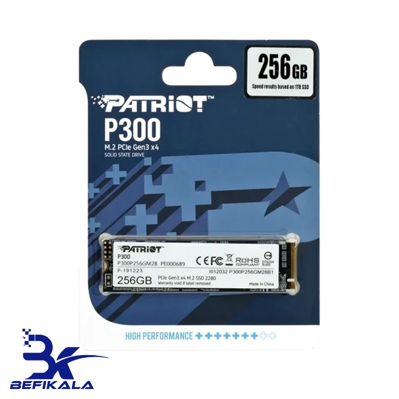 اس اس دی پاتریوت ظرفیت 256GB مدل SSD PATRIOT P300 256GB M.2 — تصویر ۴
