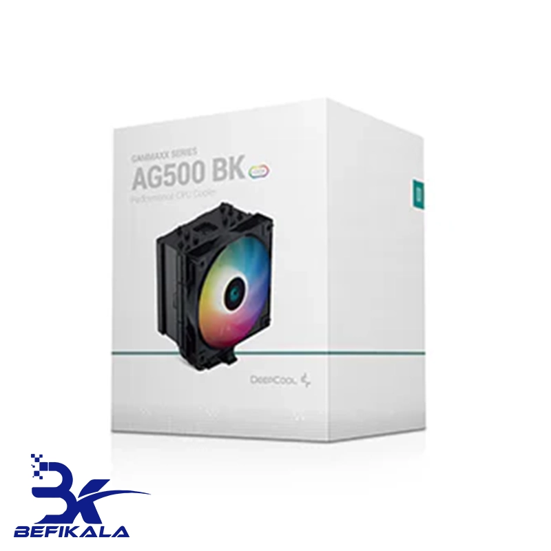 خنک کننده پردازنده بادی دیپ کول مدل DEEPCOOL AIRCOOLER AG500 BK ARGB V2 — تصویر ۷
