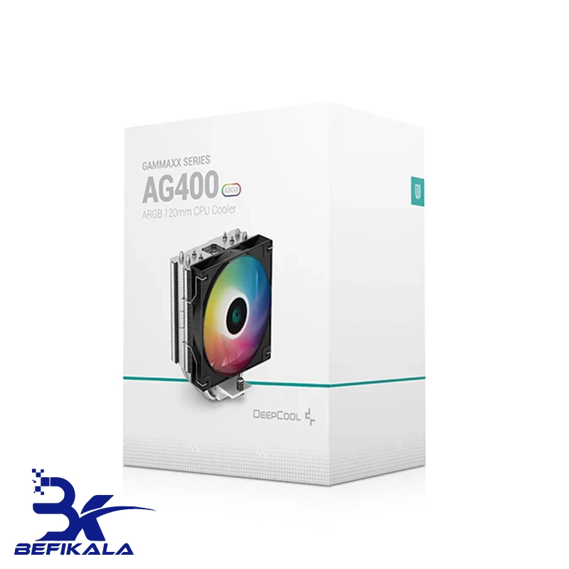 خنک کننده پردازنده بادی دیپ کول مدل DEEPCOOL AIRCOOLER AG400 ARGB — تصویر ۶