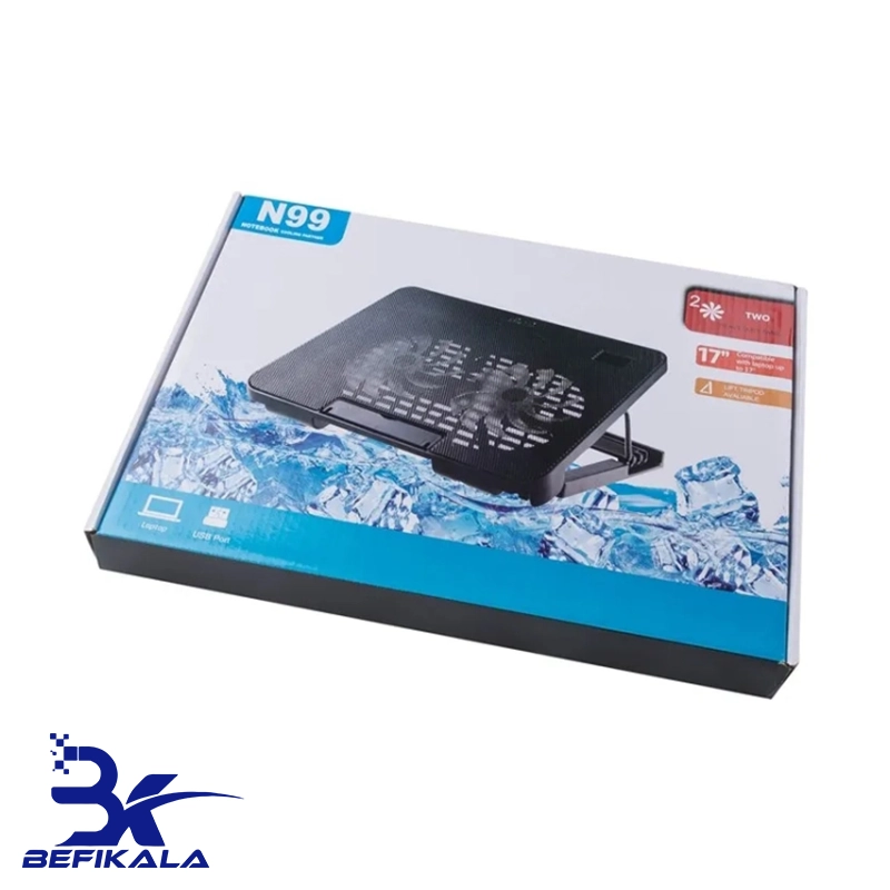 پایه خنک کننده لپ تاپ کول پد مدل LAPTOP COOLER Pad N99F1 — تصویر ۵
